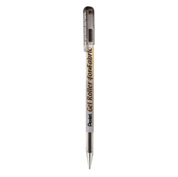 Gelové pero na textil Pentel BN15 - černá